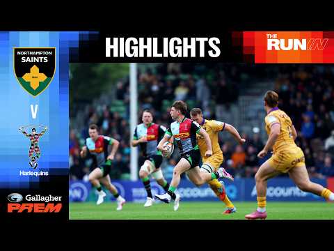 STATEMENT WIN! Harlequins v Northampton Saints | Gallagher PREM Rugby | R18 Highlights & Reaction