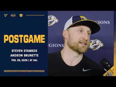 Steven Stamkos & Andrew Brunette - Postgame: Feb. 28, 2026
