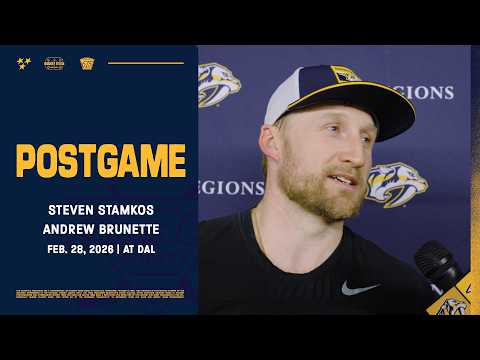 Steven Stamkos & Andrew Brunette - Postgame: Feb. 28, 2026