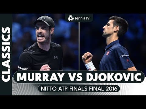 The Match That Decided Year-End No. 1 👀 | Murray vs Djokovic Nitto ATP Finals 2016