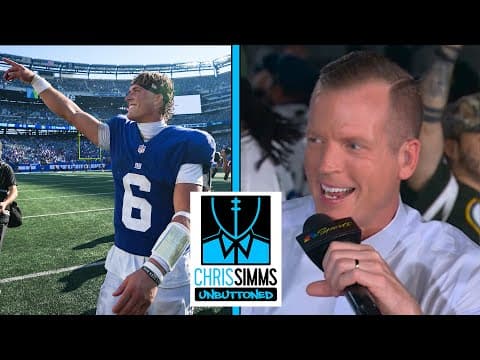Giants beat Chargers in rookie QB Jaxson Dart's first start | Chris Simms Unbuttoned | NFL on NBC