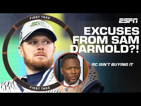 A setup for an excuse?! 👀 Ryan Clark calls out Sam Darnold after injury report news 🗣️ | First Take