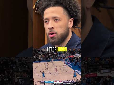 Cade on his elite defensive performance against the Thunder 🔒