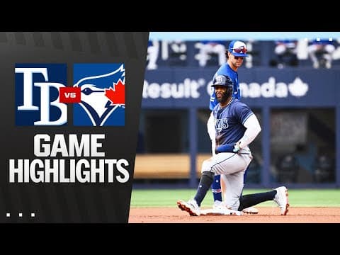 Rays vs. Blue Jays Game Highlights (9/27/25) | MLB Highlights