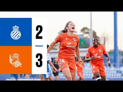 HIGHLIGHTS | Liga F 25-26 | J10 | RCD Espanyol 2 - 3 Real Sociedad