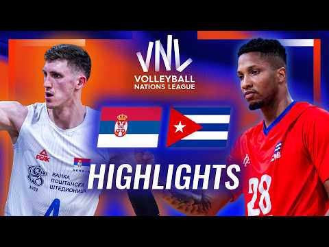 Serbia 🇷🇸 vs. Cuba 🇨🇺 - Highlights | Week 2 | Men's VNL 2026