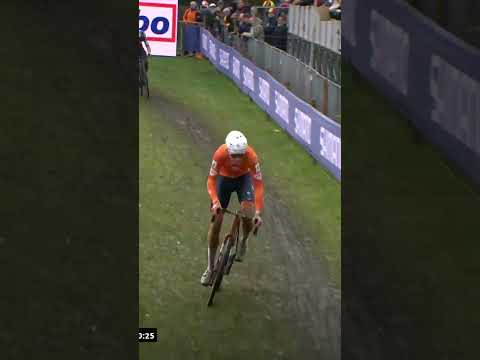 MAKING MORE HISTORY 🌈 Mathieu van der Poel is UCI Cyclo-cross World Champion for the eighth time! 👏