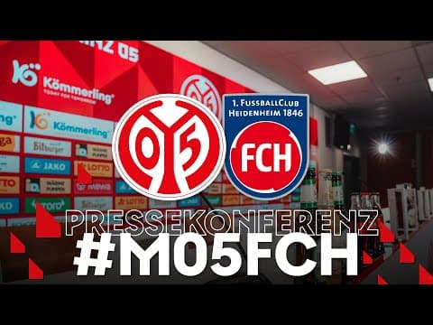 Die PK vor dem Spiel gegen Heidenheim | #M05FCH | #05ertv | Saison 2025/26
