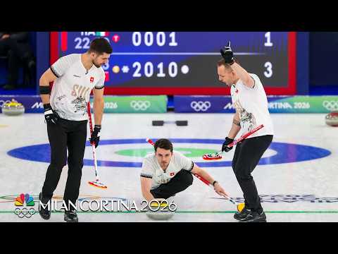 Italy loses to Switzerland, misses out on curling semifinals | Winter Olympics 2026 | NBC Sports