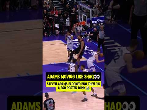 Steven Adams BALLING like Aquaman😭