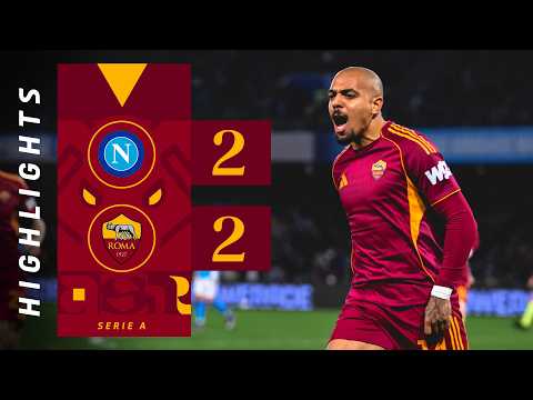 NAPOLI 2-2 ROMA | SERIE A HIGHLIGHTS 2025-26