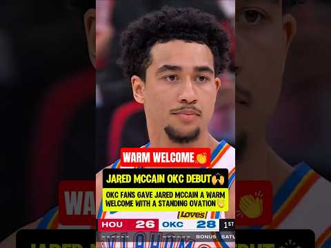 OKC fans WENT WILD for Jared McCain👏