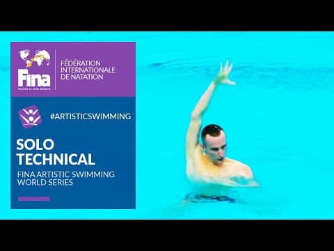Aleksandr Maltsev 🇷🇺 Stunning Solo Technical Routine | Artistic Swim Series 2021