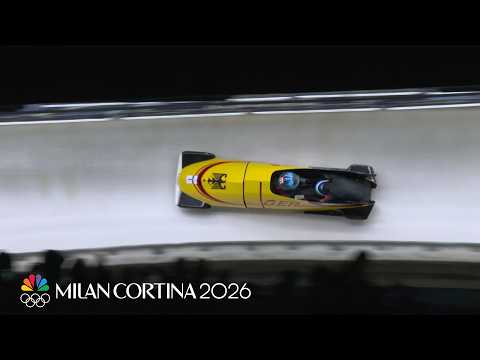 Germany's Laura Nolte, Lisa Buckwitz in 2-woman medal positions | Winter Olympics 2026 | NBC Sports