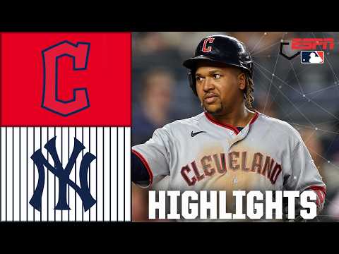 Cleveland Guardians vs. New York Yankees | Full Game Highlights | ESPN MLB