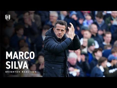 DELIGHTED WITH THE WIN | MARCO ON BRIGHTON WIN