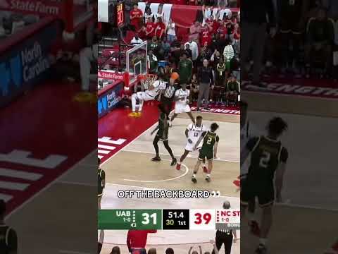 Was that on purpose? 😅 #ncstate #collegebasketball #ncaabasketball #accbasketball #highlights