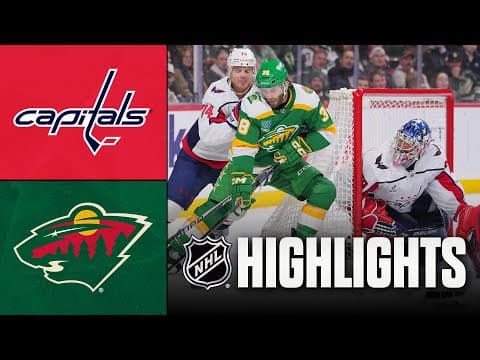 Capitals vs. Wild | NHL Highlights | December 16, 2025