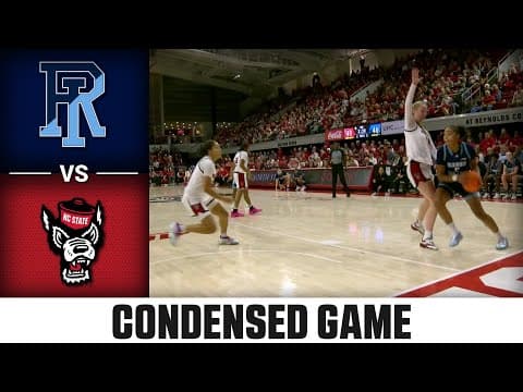 Rhode Island vs. NC State Condensed Game | 2025-26 ACC Women's Basketball