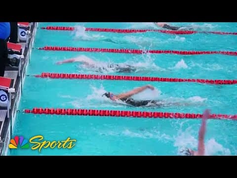 Regan Smith wins gritty 100m backstroke final over Kaylee McKeown at Swimming World Cup | NBC Sports