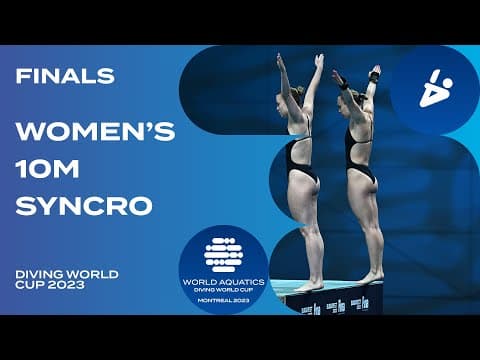 LIVE: Women's 10m Synchro Final | Diving World Cup 2023 Montreal