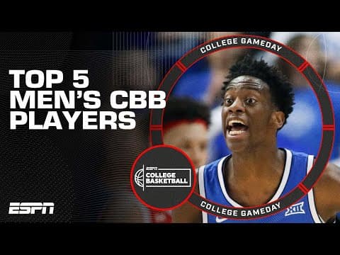 Ranking the Top 5 Players in Men’s College Basketball 👀