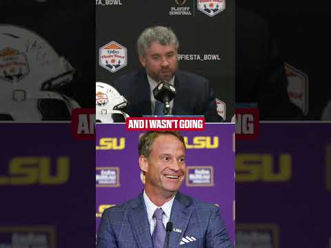 Pete Golding was asked which assistants will not be with the team at the CFP Semifinal 🎙️
