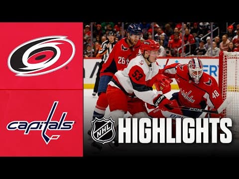 Hurricanes vs. Capitals | NHL Highlights | December 11, 2025