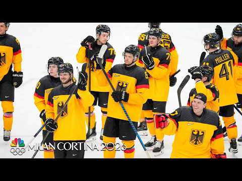 Germany TOPPLES France en route to men's hockey quarterfinals | Winter Olympics 2026 | NBC Sports