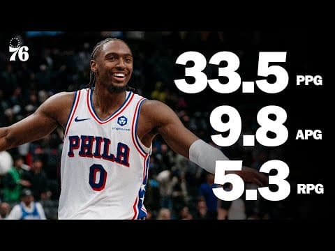 NBA Player of the Week: Tyrese Maxey 🏆