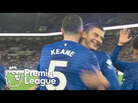 Michael Keane doubles Everton's lead over Fulham | Premier League | NBC Sports