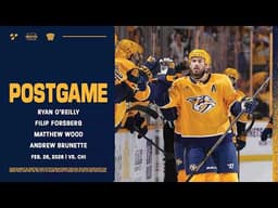 O’Reilly, Forsberg, Wood & Brunette - Postgame: Feb. 26 2026