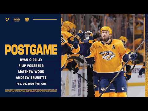 O’Reilly, Forsberg, Wood & Brunette - Postgame: Feb. 26 2026
