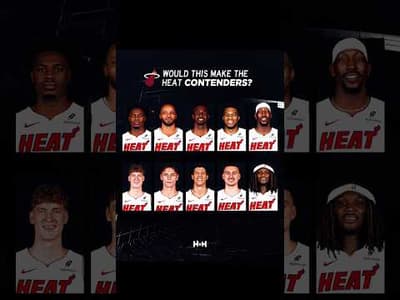 Would this lineup make the Miami Heat contenders?  #nba #shorts #fyp ￼