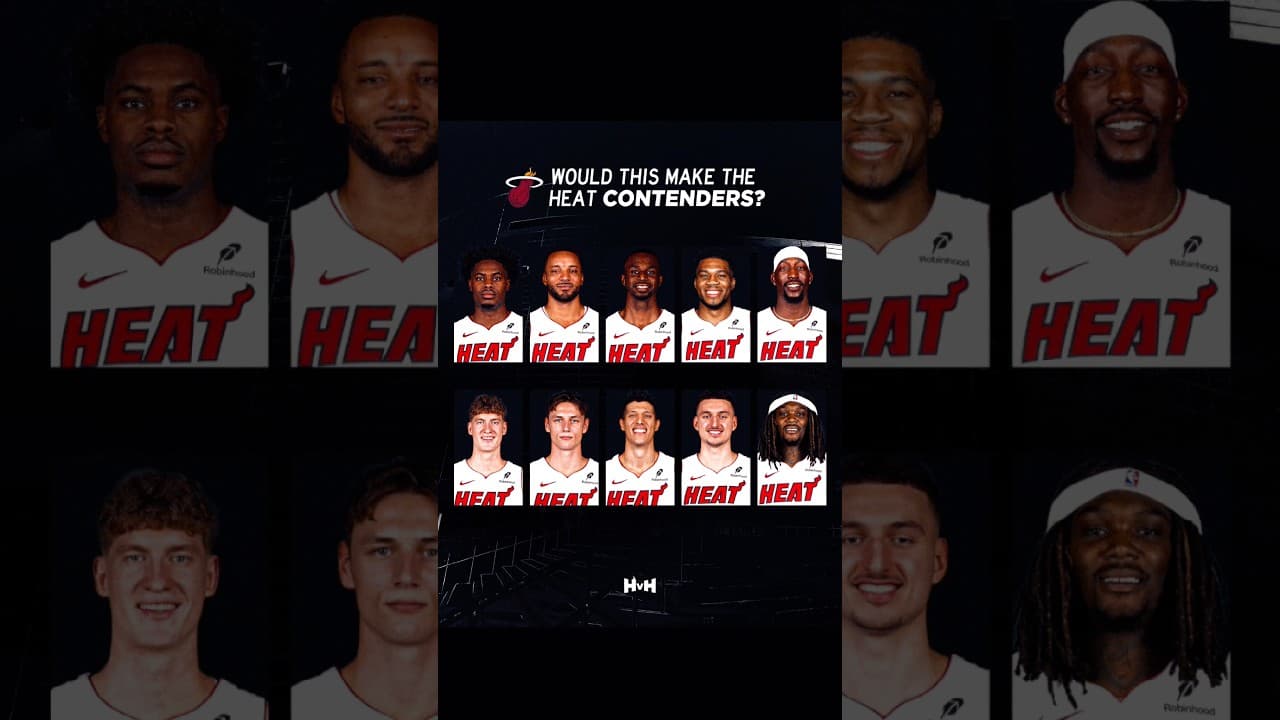 Would this lineup make the Miami Heat contenders?  #nba #shorts #fyp ￼