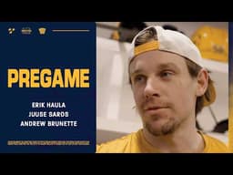 Haula, Saros & Brunnette Pregame: Feb. 26, 2026