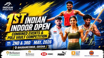1st INDIAN INDOOR  OPEN COMBINED EVENTS & POLE VAULT COMPETITION