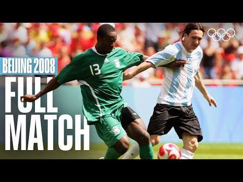 Messi Leads Argentina to Olympic Gold vs Nigeria! 🇦🇷🇳🇬 | Full Match | Beijing 2008