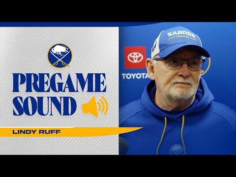 "Tage Will Play" | Lindy Ruff Ahead Of Game Against New Jersey Devils | Buffalo Sabres