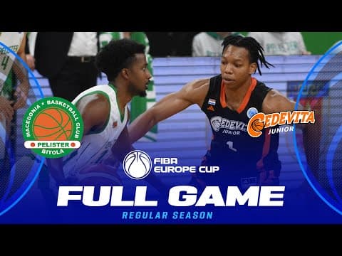 LIVE - KK Pelister v Cedevita Junior | FIBA Europe Cup 2025-26 | Regular Season
