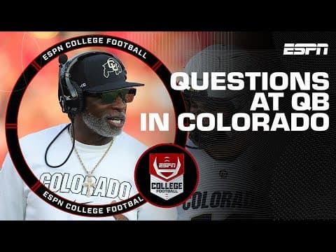 Can Coach Prime Fix the Quarterback Mess? | The Kickoff