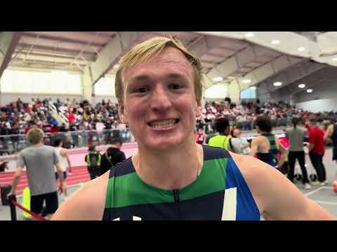 Wes Porter making a name for himself after winning BU Valentine mile in 3:50