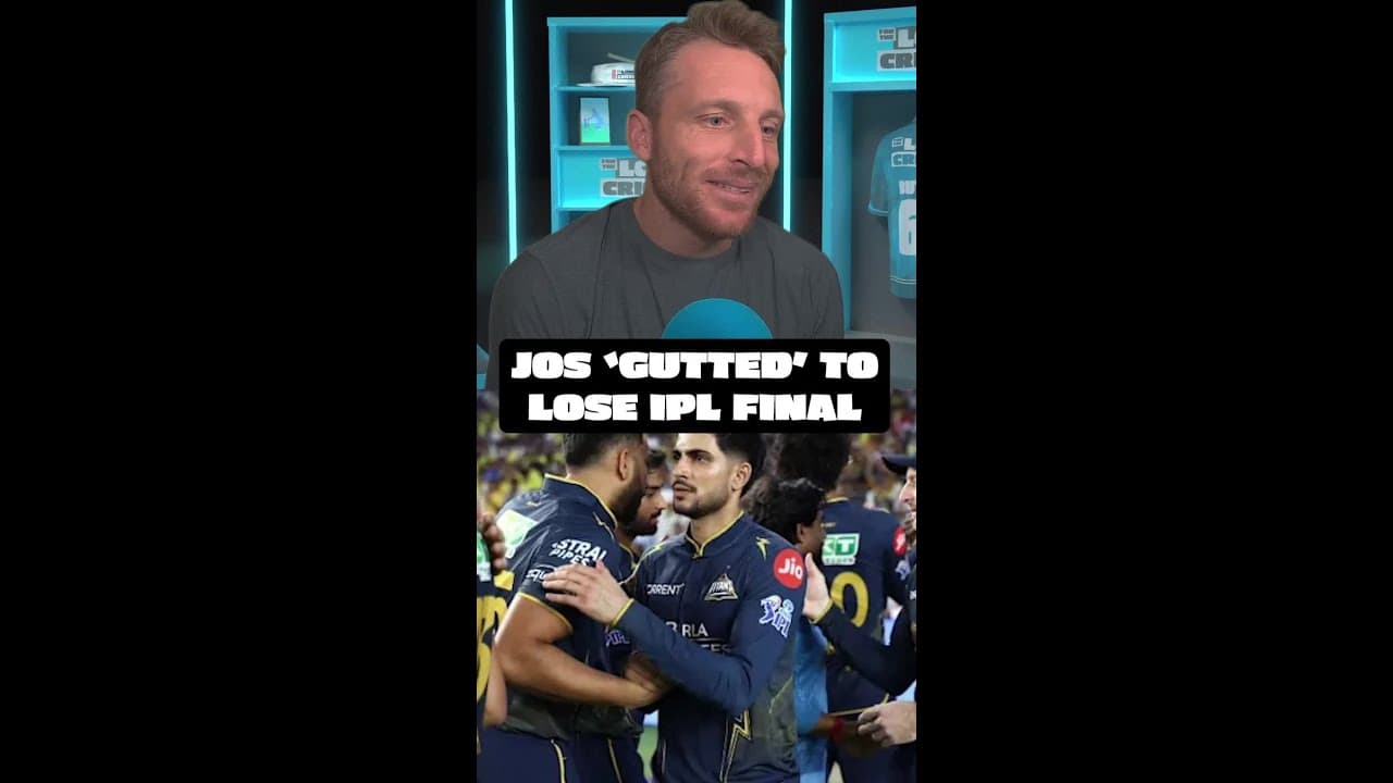 Jos is gutted after losing the IPL Final 💔  #ipl #cricket