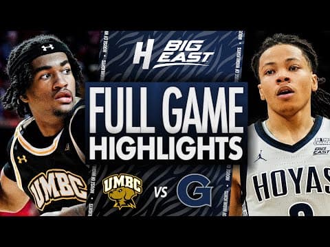 UMBC vs Georgetown - FULL GAME HIGHLIGHTS | December 3, 2025 | BIG EAST Basketball