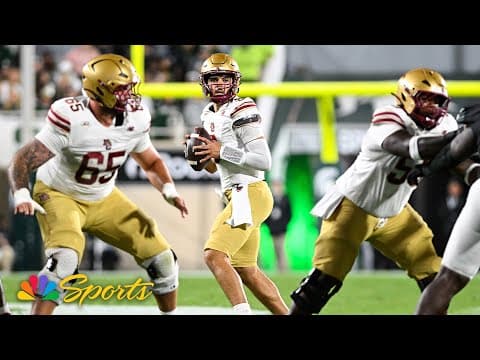 Boston College's Dylan Lonergan throws four TDs vs. MSU | COLLEGE FOOTBALL HIGHLIGHTS | NBC Sports