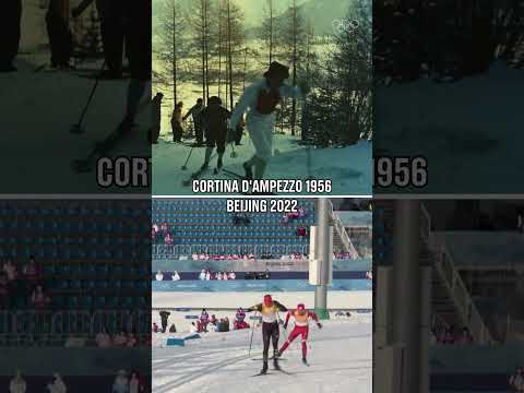 #CrossCountry through the years! 🤩 #Olympics #WinterOlympics #Beijing2022 #Cortina1956
