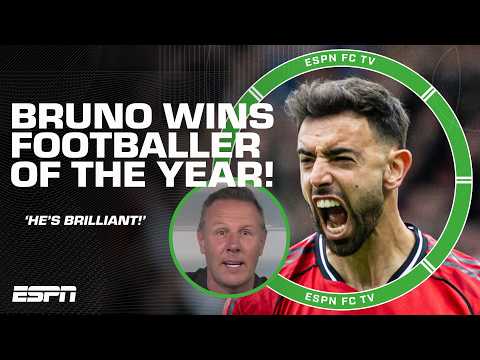 Craig Burley on Fernandes winning FWA Footballer of the Year: A SHINING LIGHT! 🌟 | ESPN FC