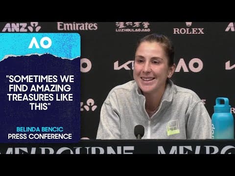 Belinda Bencic Press Conference | Australian Open 2026 First Round