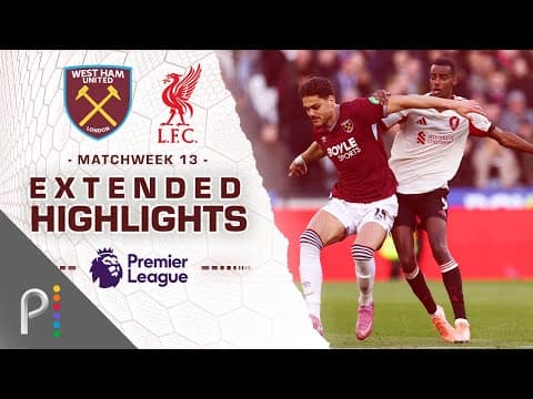 West Ham United v. Liverpool | PREMIER LEAGUE HIGHLIGHTS | 11/30/2025 | NBC Sports