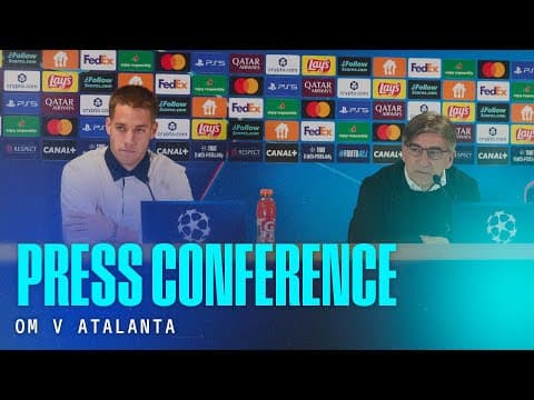 Olympique de Marseille-Atalanta | La conferenza stampa di Jurić e Pašalić | UCL MD4 League Phase